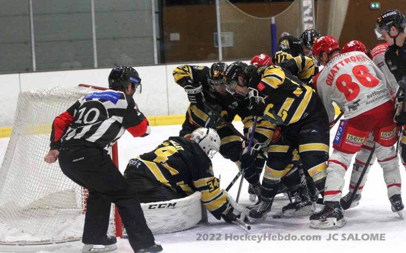 Photo hockey Coupe de France - Coupe de France - 8me de Finale : Chambry vs Grenoble  - Un tour plutt tranquille pour les grenoblois.