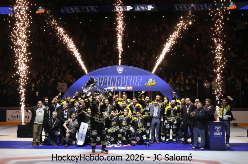 Photo hockey Coupe de France - Coupe de France - Finale : Rouen vs Grenoble  - Rouen par K.O !