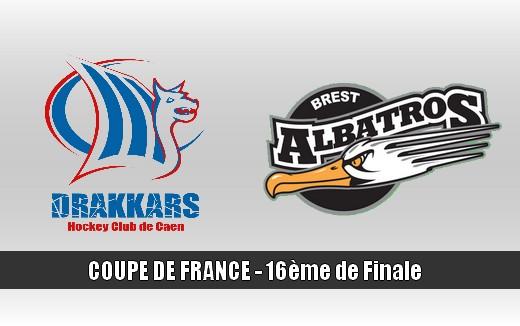 Photo hockey Coupe de France - Coupe de France 1/16mes de finale : Caen  vs Brest  - Brest domine une quipe Caennaise remanie