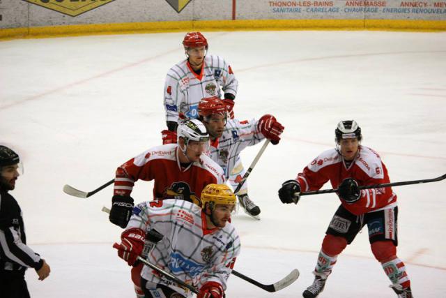Photo hockey Coupe de France - Coupe de France 1/16mes de finale : Morzine-Avoriaz vs Mont-Blanc - Des Pingouins laborieux