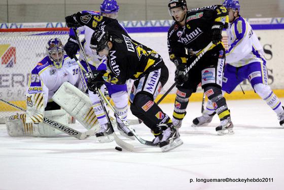 Photo hockey Coupe de France - Coupe de France 1/4 : Rouen vs Villard-de-Lans - Un trio denfer
