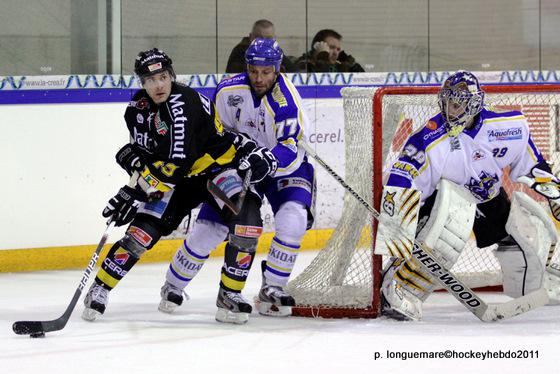 Photo hockey Coupe de France - Coupe de France 1/4 : Rouen vs Villard-de-Lans - Un trio denfer