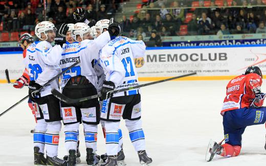 Photo hockey Coupe de France - Coupe de France 1/4 de finale : Grenoble  vs Gap  - Le Carter show qualifie Gap en demi
