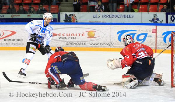Photo hockey Coupe de France - Coupe de France 1/4 de finale : Grenoble  vs Gap  - Le Carter show qualifie Gap en demi