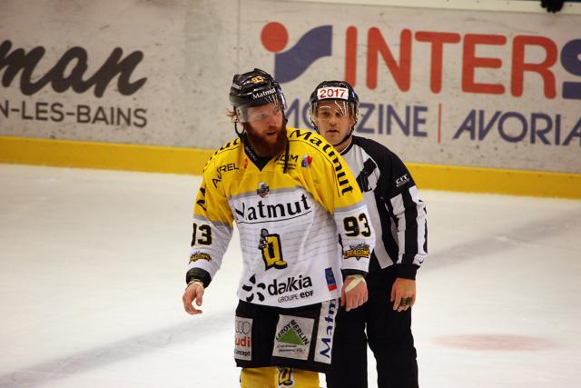 Photo hockey Coupe de France - Coupe de France 1/4 de finale : Morzine-Avoriaz vs Rouen - Le Dragon souffle sur la banquise
