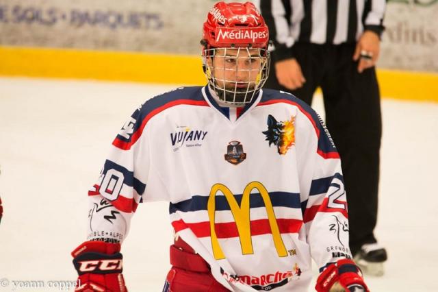 Photo hockey Coupe de France - Coupe de France 1/8mes de finale : Chamonix / Morzine vs Grenoble  - Les Brleurs donnent la leon