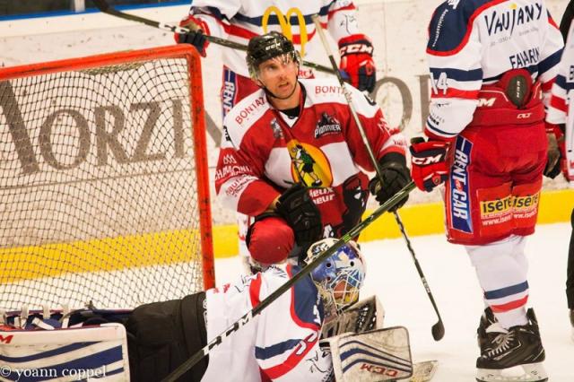 Photo hockey Coupe de France - Coupe de France 1/8mes de finale : Chamonix / Morzine vs Grenoble  - Les Brleurs donnent la leon
