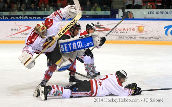 Photo hockey Coupe de France - Coupe de France 1/8mes de finale : Grenoble  vs Morzine-Avoriaz - Sans trembler
