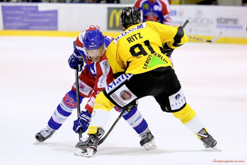 Photo hockey Coupe de France - Coupe de France 1/8mes de finale : Mulhouse vs Rouen - Mulhouse coriace face aux Dragons 