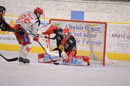 Photo hockey Coupe de France - Coupe de France 16me de Finale : Chamonix  vs Grenoble  - Pas de miracle pour les Pionniers