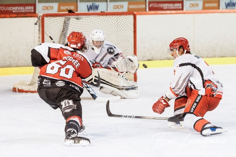 Photo hockey Coupe de France - Coupe de France 1er Tour : Annecy vs Valence - Les Chevaliers dominent les Lynx