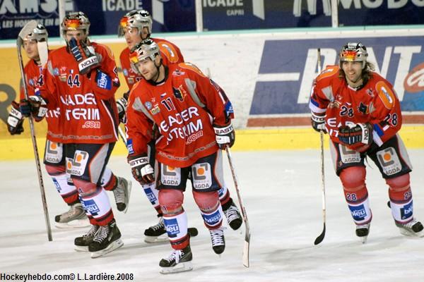 Photo hockey Coupe de la Ligue ARCHIVES - CDL 1/2 - Retour : Grenoble  vs Angers  - Grenoble en finale