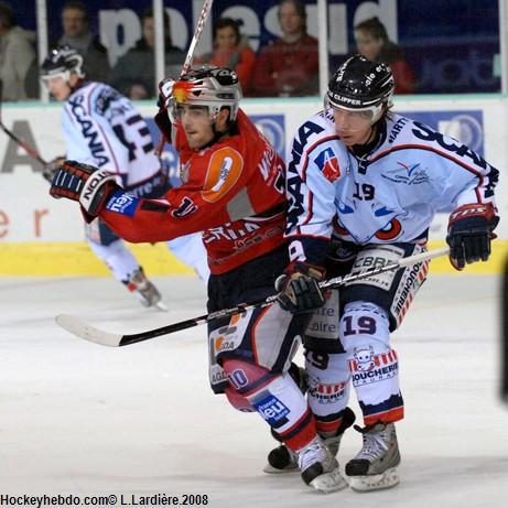 Photo hockey Coupe de la Ligue ARCHIVES - CDL 1/2 - Retour : Grenoble  vs Angers  - Grenoble en finale