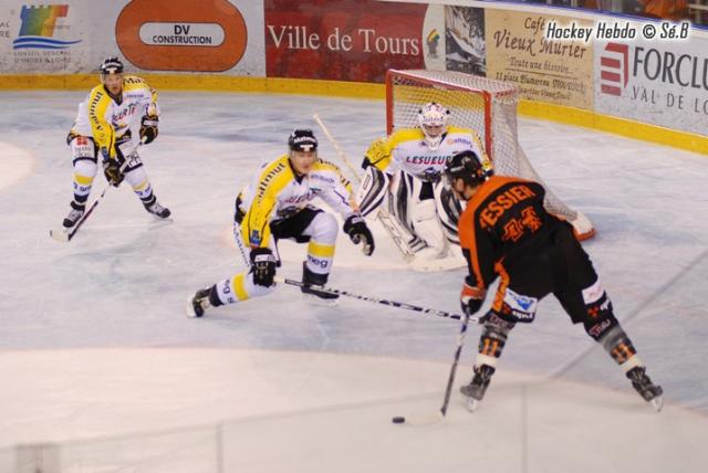 Photo hockey Coupe de la Ligue ARCHIVES - CDL 1/8 - 1re journe : Tours  vs Rouen - Une dfaite pleine despoir
