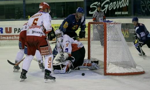 Photo hockey Coupe de la Ligue ARCHIVES - CDL 1/8 - 2me journe : Mont-Blanc vs Morzine-Avoriaz - Premire victoire
