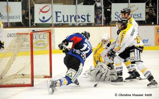 Photo hockey Coupe de la Ligue ARCHIVES - CDL 1/8 - 6me journe : Caen  vs Rouen - Duel Normand