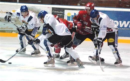 Photo hockey Coupe de la Ligue ARCHIVES - CDL 1/8 - 6me journe : Morzine-Avoriaz vs Mont-Blanc - A bout de souffle