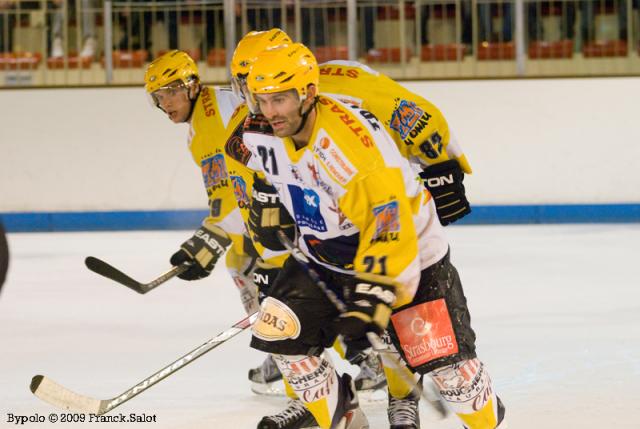 Photo hockey Coupe de la Ligue ARCHIVES - Coupe de la Ligue  : 1/4 - Retour : Angers  vs Strasbourg  - Un match jou d