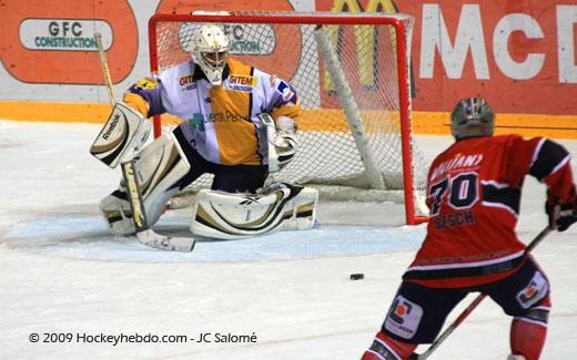 Photo hockey Coupe de la Ligue ARCHIVES - Coupe de la Ligue  : 1/8 5me journe : Grenoble  vs Chamonix  - Grenoble droule...