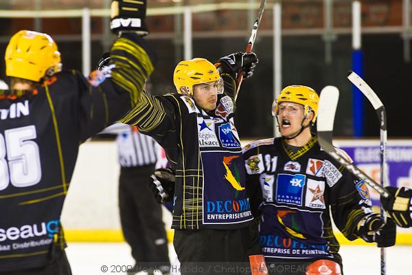 Photo hockey Coupe de la Ligue ARCHIVES - Coupe de la Ligue  : 1/8 5me journe : Strasbourg  vs Epinal  - Strasbourg se rassure