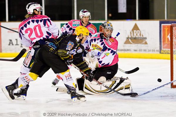 Photo hockey Coupe de la Ligue ARCHIVES - Coupe de la Ligue  : 1/8 5me journe : Strasbourg  vs Epinal  - Strasbourg se rassure