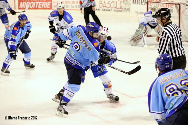 Photo hockey Coupe de la Ligue ARCHIVES - Coupe de la Ligue. : 1/8me, 2me journe  : Villard-de-Lans vs Gap  - Gap fait le mtier