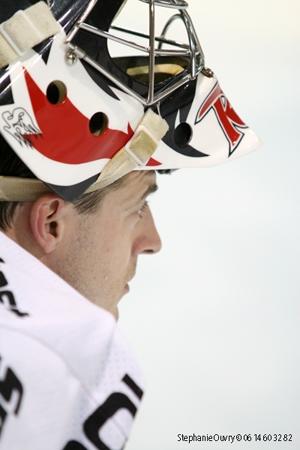 Photo hockey Coupe de la Ligue ARCHIVES - Coupe de la Ligue : 1/2 - Aller : Rouen vs Brianon  - Rouen dans la douleur