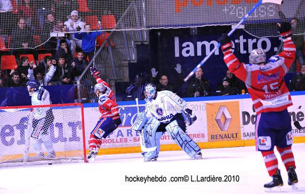 Photo hockey Coupe de la Ligue ARCHIVES - Coupe de la Ligue : 1/2 retour : Grenoble  vs Angers  - Echec aux Ducs par les Fous!