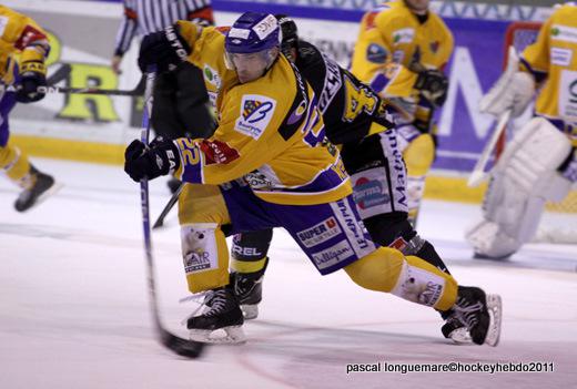 Photo hockey Coupe de la Ligue ARCHIVES - Coupe de la Ligue : 1/4, aller : Rouen vs Dijon  - Les Dragons gratignent les Ducs 