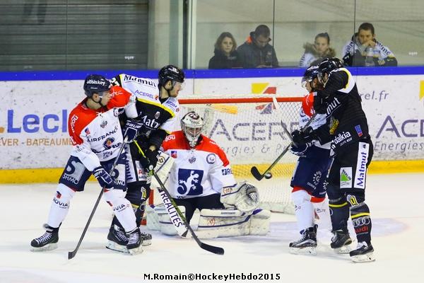 Photo hockey Coupe de la Ligue ARCHIVES - Coupe de la Ligue : 1/4 de finale, retour : Rouen vs Angers  - Ça passe