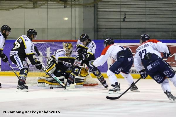 Photo hockey Coupe de la Ligue ARCHIVES - Coupe de la Ligue : 1/4 de finale, retour : Rouen vs Angers  - Ça passe