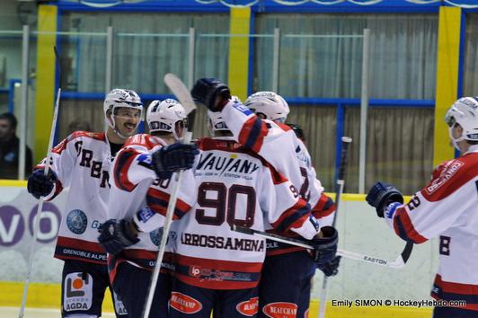 Photo hockey Coupe de la Ligue ARCHIVES - Coupe de la Ligue : 1/4 retour  : Dijon  vs Grenoble  - CDL : Grenoble passe - Dijon trpasse
