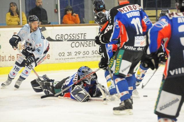 Photo hockey Coupe de la Ligue ARCHIVES - Coupe de la Ligue : 1/8 1re journe : Caen  vs Angers  - Caen rsiste mais...