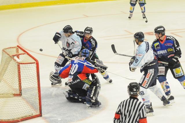 Photo hockey Coupe de la Ligue ARCHIVES - Coupe de la Ligue : 1/8 1re journe : Caen  vs Angers  - Caen rsiste mais...