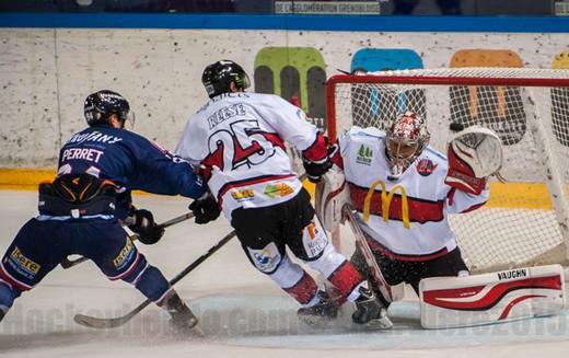 Photo hockey Coupe de la Ligue ARCHIVES - Coupe de la Ligue : 1/8 me, 1re journe : Grenoble  vs Brianon  - Grenoble s