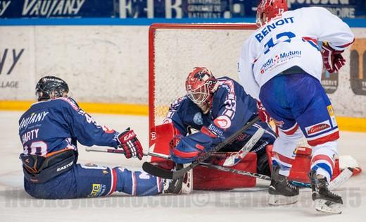Photo hockey Coupe de la Ligue ARCHIVES - Coupe de la Ligue : 1/8 me, 3me journe : Grenoble  vs Lyon - Grenoble rate le coche  domicile