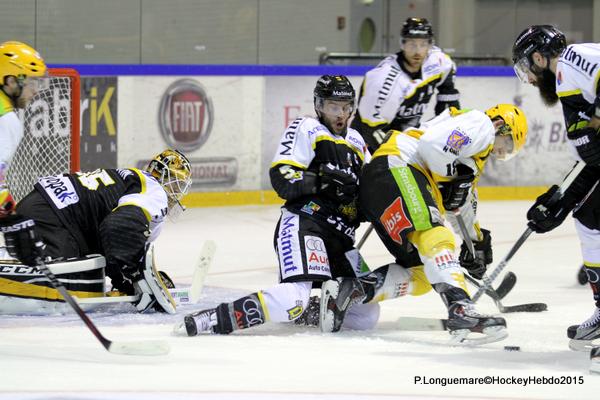 Photo hockey Coupe de la Ligue ARCHIVES - Coupe de la Ligue : 1/8 me, 3me journe : Rouen vs Strasbourg  - CDL : Rouen, dans la douleur et ladversit.