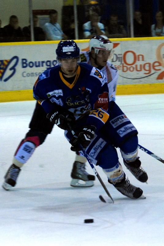 Photo hockey Coupe de la Ligue ARCHIVES - Coupe de la Ligue : 1/8me, 1re journe : Dijon  vs Epinal  - Dijon manque son entre