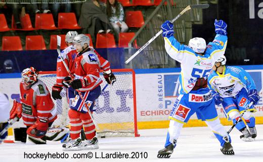 Photo hockey Coupe de la Ligue ARCHIVES - Coupe de la Ligue : 1/8me, 1re journe : Grenoble  vs Gap  - Grenoble dans le pige des Rapaces