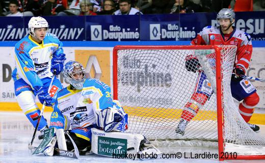Photo hockey Coupe de la Ligue ARCHIVES - Coupe de la Ligue : 1/8me, 1re journe : Grenoble  vs Gap  - Grenoble dans le pige des Rapaces