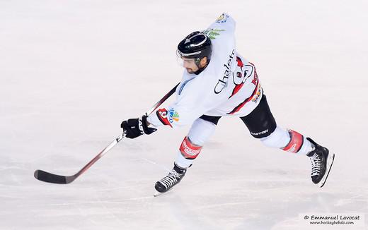 Photo hockey Coupe de la Ligue ARCHIVES - Coupe de la Ligue : 1/8me, 1re journe : Lyon vs Brianon  - Lyon rugit de plaisir