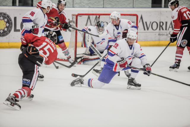 Photo hockey Coupe de la Ligue ARCHIVES - Coupe de la Ligue : 1/8me, 1re journe : Morzine-Avoriaz vs France U20 - Les Pingouins au bout du suspense