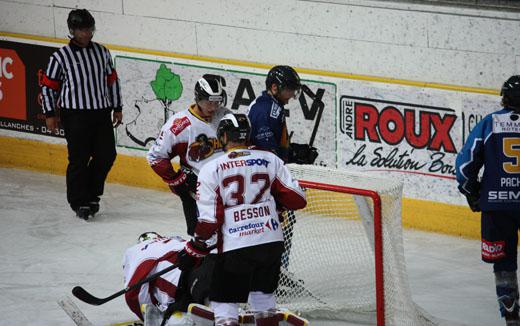 Photo hockey Coupe de la Ligue ARCHIVES - Coupe de la Ligue : 1/8me, 2me  journe : Chamonix  vs Morzine-Avoriaz - Un 3me succs en autant de rencontres