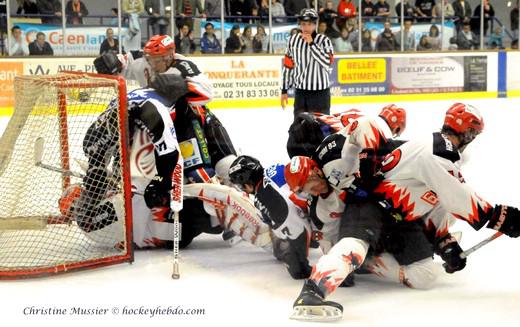 Photo hockey Coupe de la Ligue ARCHIVES - Coupe de la Ligue : 1/8me, 2me journe : Caen  vs Neuilly/Marne - Reportage photos