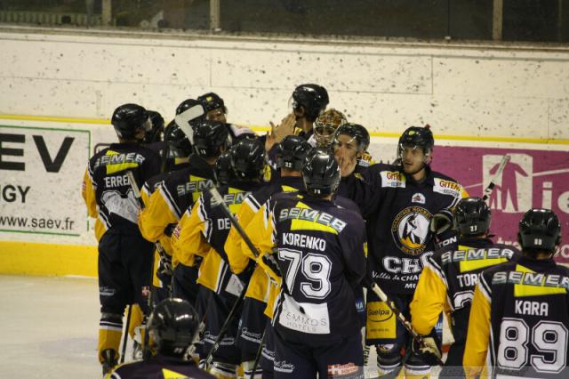 Photo hockey Coupe de la Ligue ARCHIVES - Coupe de la Ligue : 1/8me, 2me journe : Chamonix  vs Mont-Blanc - Chamonix se rgale