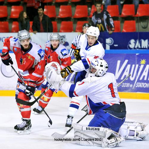 Photo hockey Coupe de la Ligue ARCHIVES - Coupe de la Ligue : 1/8me, 4me journe : Grenoble  vs France U20 - Grenoble se refait la cerise!