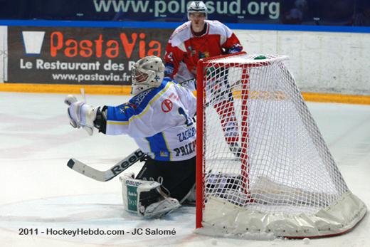 Photo hockey Coupe de la Ligue ARCHIVES - Coupe de la Ligue : 1/8me, 4me journe : Grenoble  vs Gap  - Grenoble cale  nouveau 