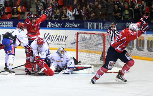 Photo hockey Coupe de la Ligue ARCHIVES - Coupe de la Ligue : 1/8me, 4me journe : Grenoble  vs Lyon - Une folle rencontre ! 