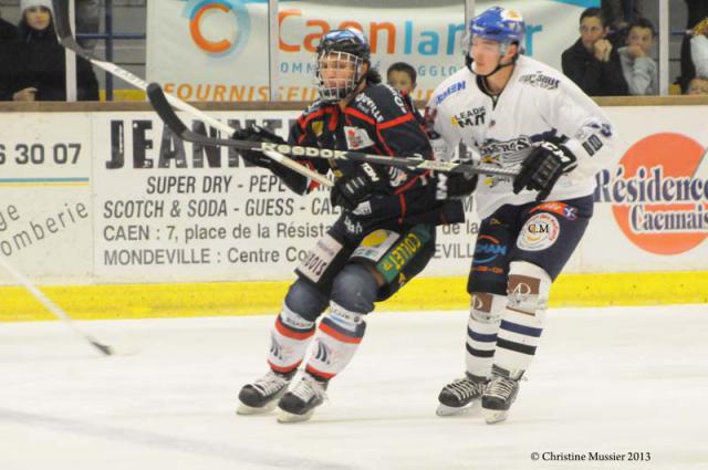 Photo hockey Coupe de la Ligue ARCHIVES - Coupe de la Ligue : 1/8me, 5me  journe : Caen  vs Brest  - Brest enchane