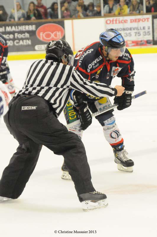 Photo hockey Coupe de la Ligue ARCHIVES - Coupe de la Ligue : 1/8me, 5me  journe : Caen  vs Brest  - Brest enchane